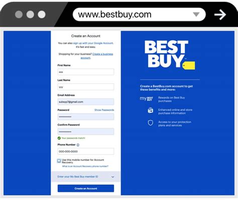 crear cuenta en best buy|my best buy rewards.